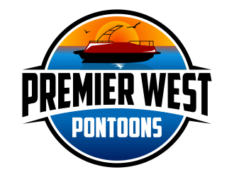 Premier West Pontoons logo design by Kruger