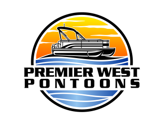 Premier West Pontoons logo design by cintoko