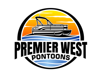 Premier West Pontoons logo design by cintoko