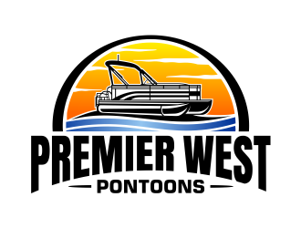 Premier West Pontoons logo design by cintoko