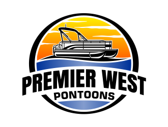 Premier West Pontoons logo design by cintoko