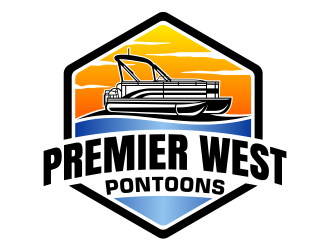 Premier West Pontoons logo design by cintoko