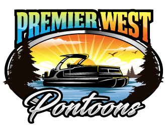 Premier West Pontoons logo design by THOR_