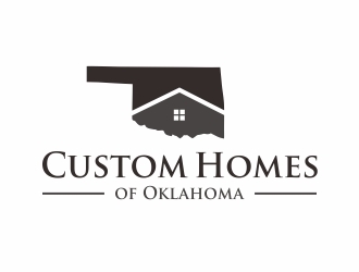 Custom Homes of Oklahoma  logo design by langitBiru