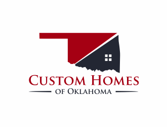 Custom Homes of Oklahoma  logo design by ammad