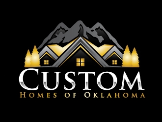 Custom Homes of Oklahoma  logo design by AamirKhan