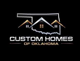 Custom Homes of Oklahoma  logo design by uttam