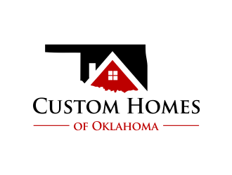 Custom Homes of Oklahoma  logo design by Girly