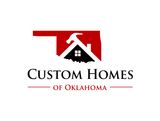 Custom Homes of Oklahoma  logo design by Girly