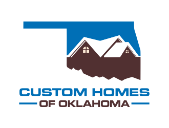 Custom Homes of Oklahoma  logo design by aldesign