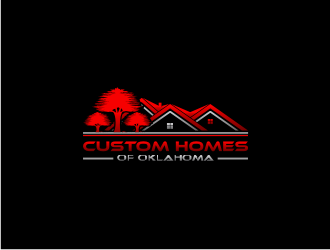 Custom Homes of Oklahoma  logo design by sodimejo