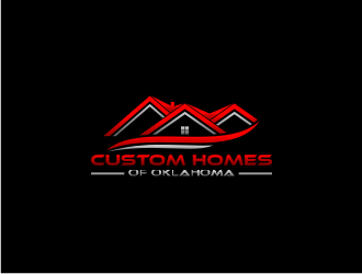 Custom Homes of Oklahoma  logo design by sodimejo