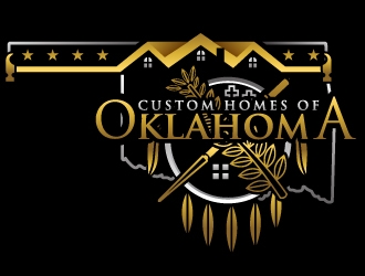 Custom Homes of Oklahoma  logo design by Suvendu