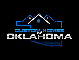 Custom Homes of Oklahoma  logo design by Suvendu