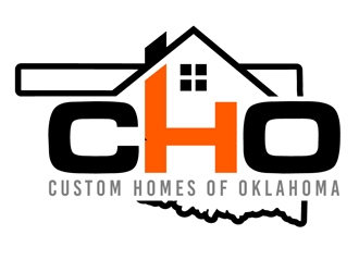 Custom Homes of Oklahoma  logo design by DreamLogoDesign