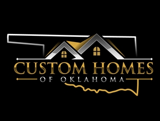 Custom Homes of Oklahoma  logo design by DreamLogoDesign