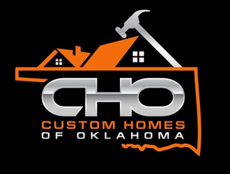 Custom Homes of Oklahoma  logo design by DreamLogoDesign