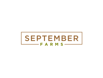 September Farms logo design by bricton