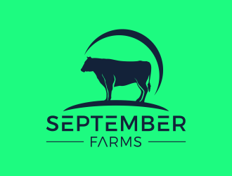 September Farms logo design by BlessedArt