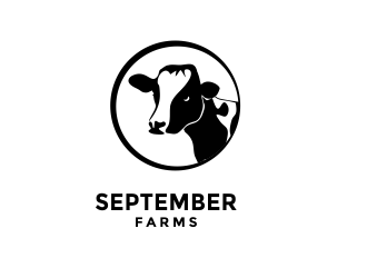 September Farms logo design by aldesign