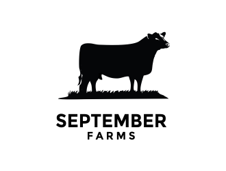 September Farms logo design by aldesign