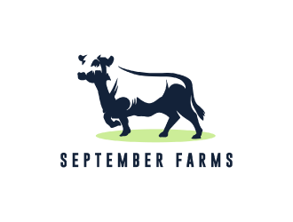 September Farms logo design by nona