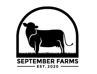 September Farms logo design by MonkDesign