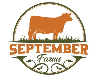 September Farms logo design by MonkDesign