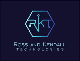 Ross and Kendall Technologies logo design by up2date