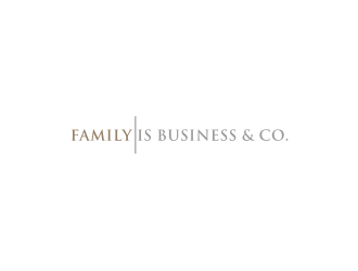 FAMILY IS BUSINESS & CO. logo design by bricton