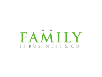 FAMILY IS BUSINESS & CO. logo design by bomie