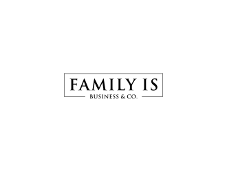 FAMILY IS BUSINESS & CO. logo design by haidar