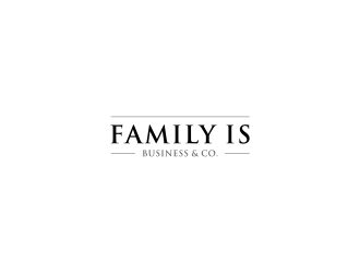 FAMILY IS BUSINESS & CO. logo design by haidar