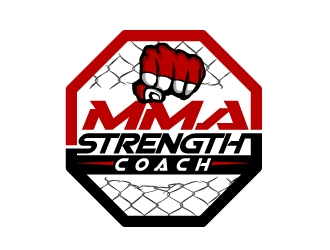 MMA STRENGTH COACH logo design by aRBy