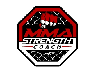 MMA STRENGTH COACH logo design by aRBy