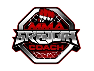 MMA STRENGTH COACH logo design by aRBy