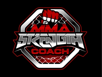 MMA STRENGTH COACH logo design by aRBy