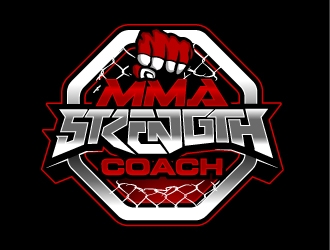 MMA STRENGTH COACH logo design by aRBy