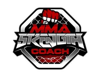 MMA STRENGTH COACH logo design by aRBy