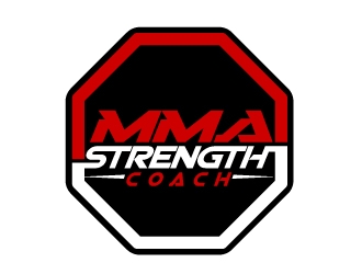 MMA STRENGTH COACH logo design by aRBy