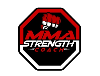 MMA STRENGTH COACH logo design by aRBy