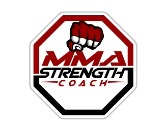 MMA STRENGTH COACH logo design by aRBy