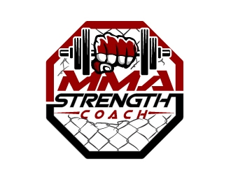 MMA STRENGTH COACH logo design by aRBy