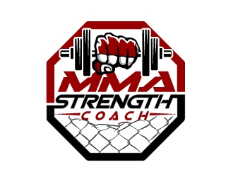 MMA STRENGTH COACH logo design by aRBy