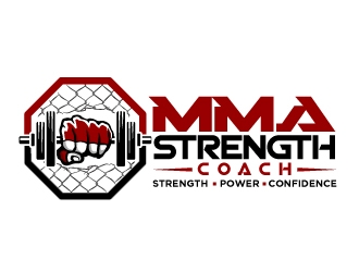 MMA STRENGTH COACH logo design by aRBy