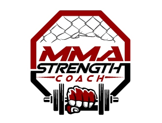 MMA STRENGTH COACH logo design by aRBy