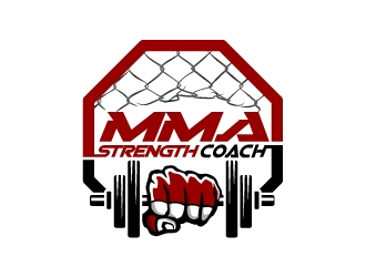 MMA STRENGTH COACH logo design by aRBy