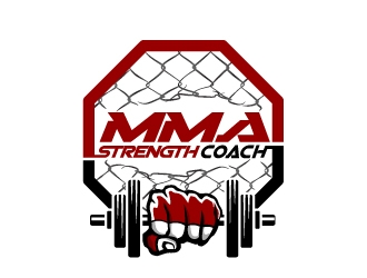 MMA STRENGTH COACH logo design by aRBy