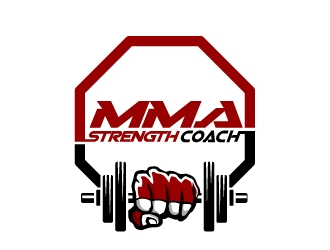 MMA STRENGTH COACH logo design by aRBy