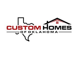 Custom Homes of Oklahoma  logo design by puthreeone